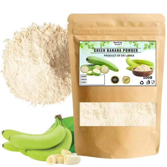 Organic Dried Green Banana Powder - 100% Natural Pure Premium Quality!