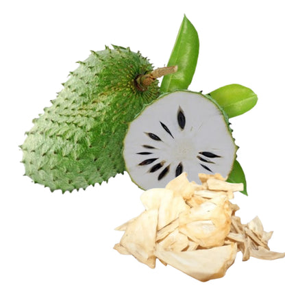 Organic Dried Soursop Fruit Cut Graviola Annona - 100% Pure Premium Quality!